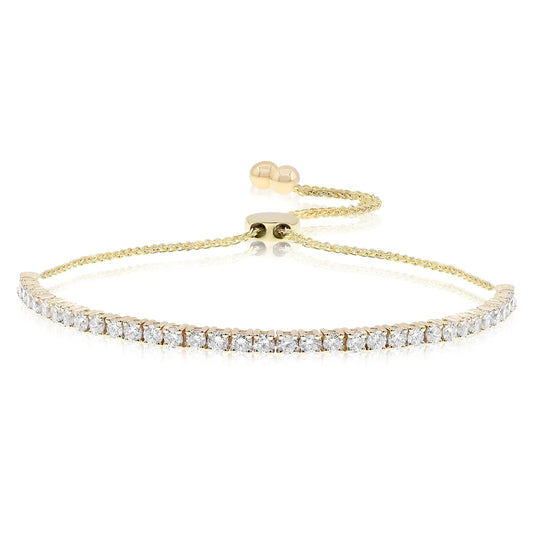 Diamond Bracelet 14k White / Yellow AB10426C