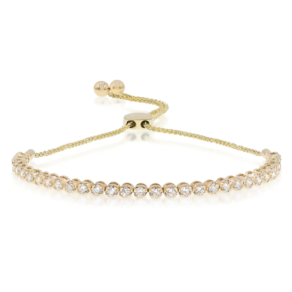 Diamond bracelet 18k white / yellow gold AB10428B