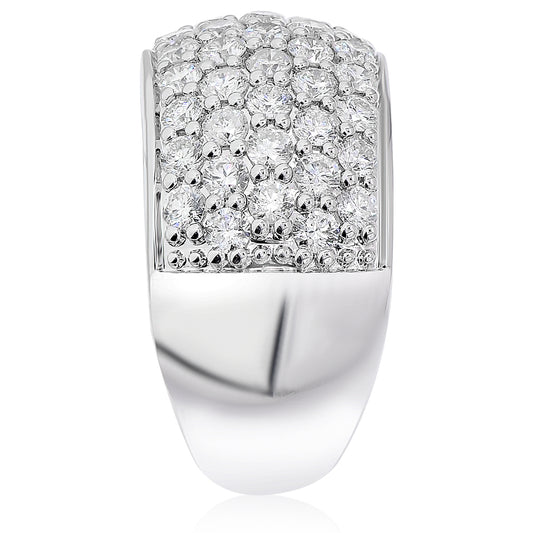 Diamond ring 14k white gold AJR30133