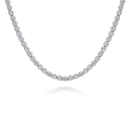 Diamond chain 18k white gold AN10799