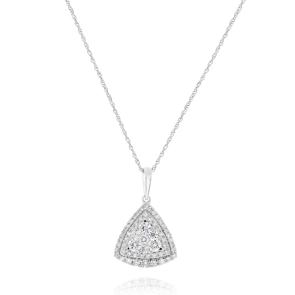 Diamond pendant 18k white gold ASP10570