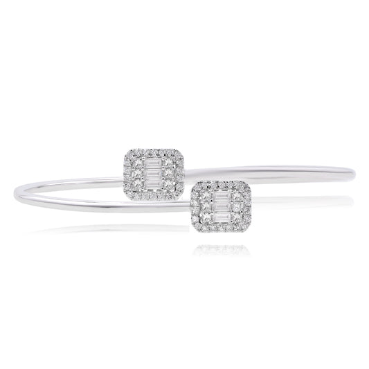 Diamond bracelet 14k white gold BL01324B