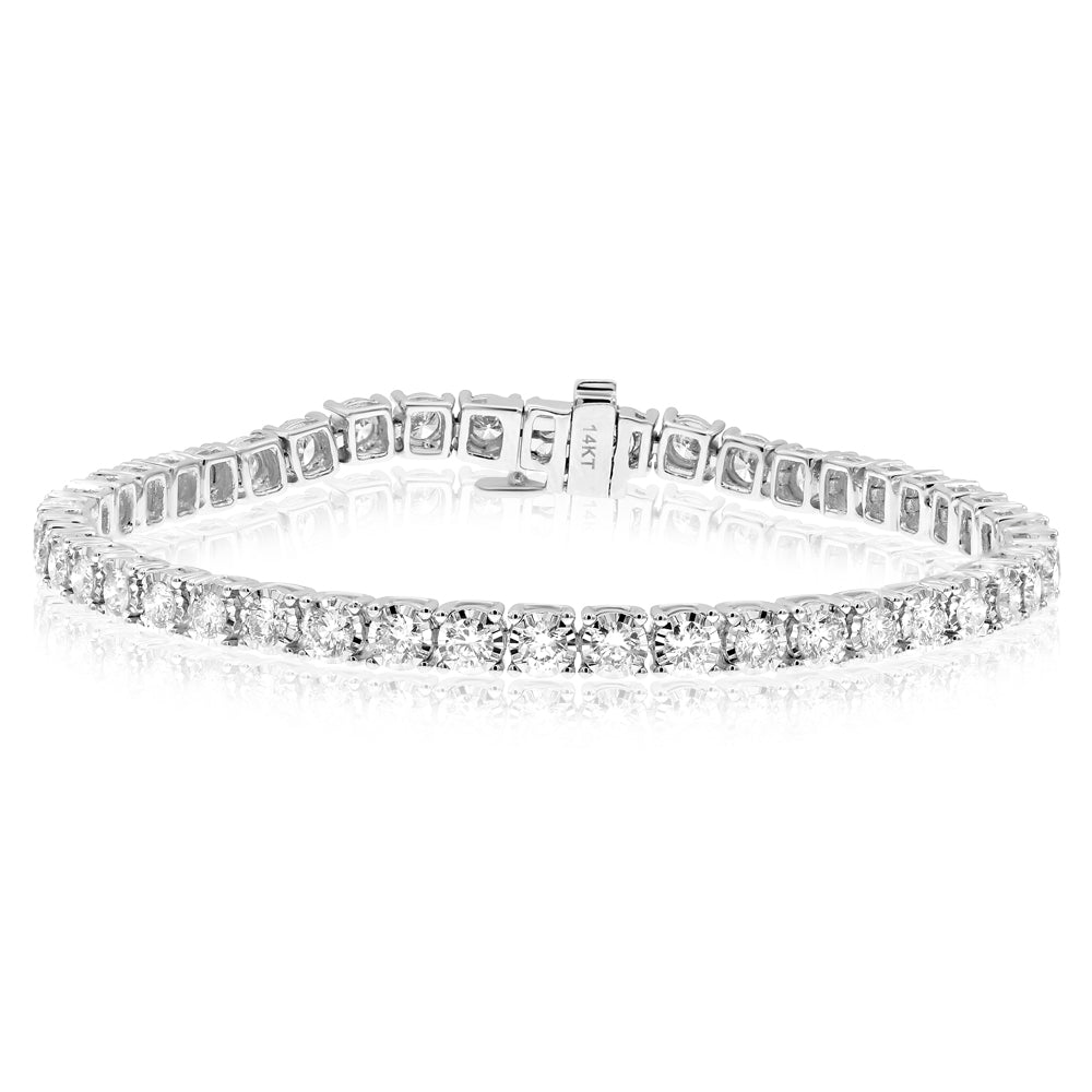 Diamond bracelet 14k white gold BR00593VL