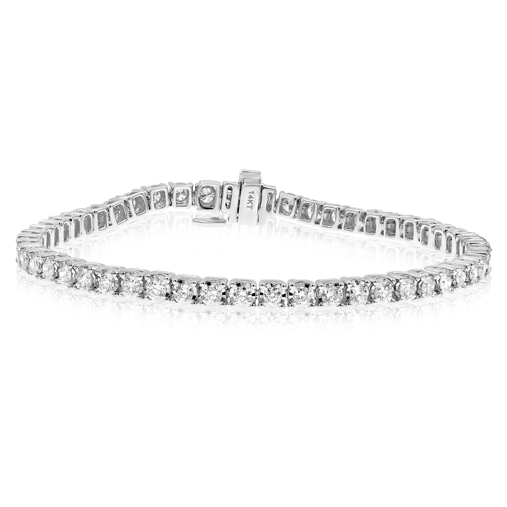 Diamond Bracelet 14k white gold BR00632VL