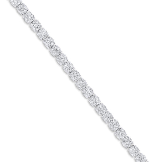 Diamond bracelet 14k white gold BR00647A