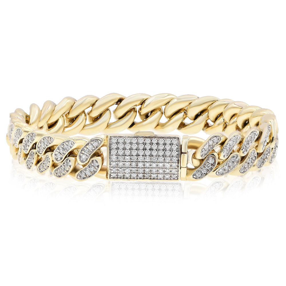 Diamond bracelet 14k yellow BR4T8677