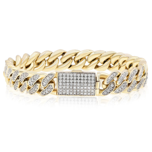 Diamond bracelet 14k yellow BR4T8677