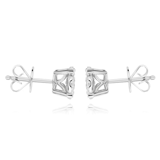 Diamond Earrings 14k white gold EC347D1