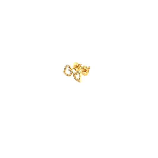 Diamond earrings 10k yellow gold EY1101Y