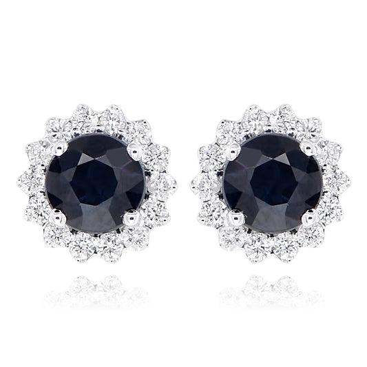 Diamond earring 14k white gold ER113655C4