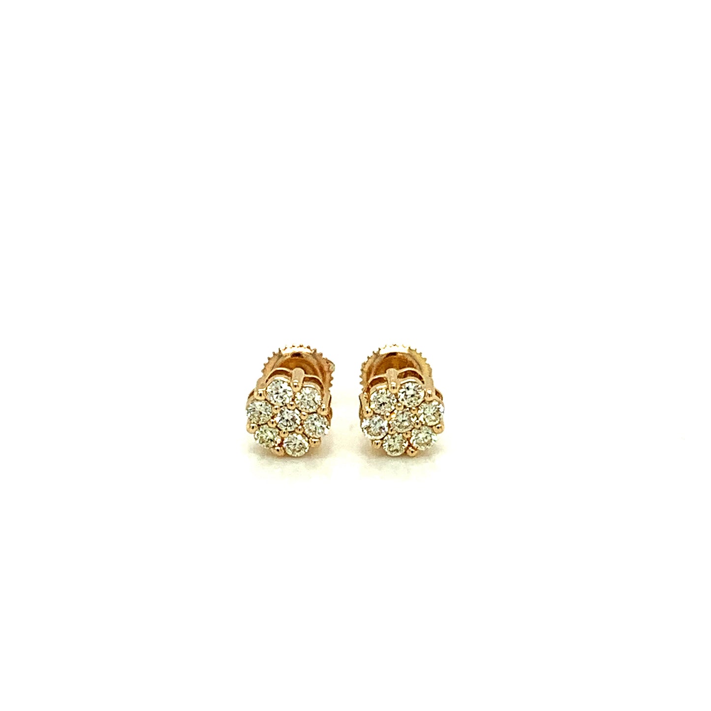 Diamond earrings 14k yellow gold EY1001Y