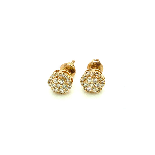 Diamond Earrings 14k yellow gold EY1031Y