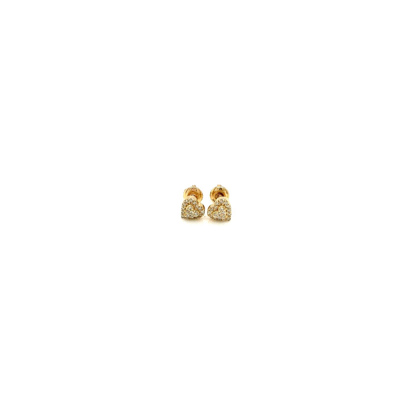 Diamond earrings 14k yellow gold EY1098Y