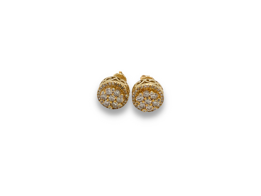 Diamond Earrings 10k yellow gold EY1177Y