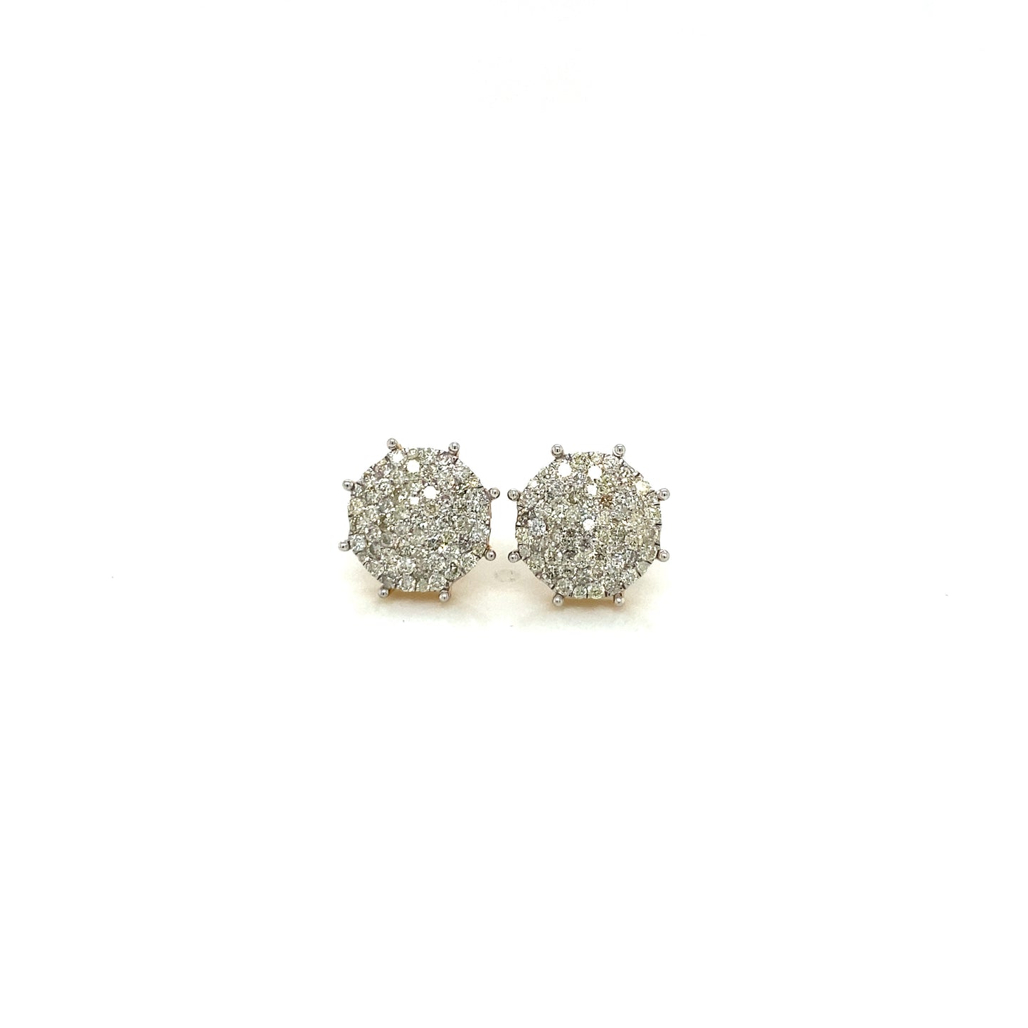 Diamond earrings 14k yellow gold EY1179Y