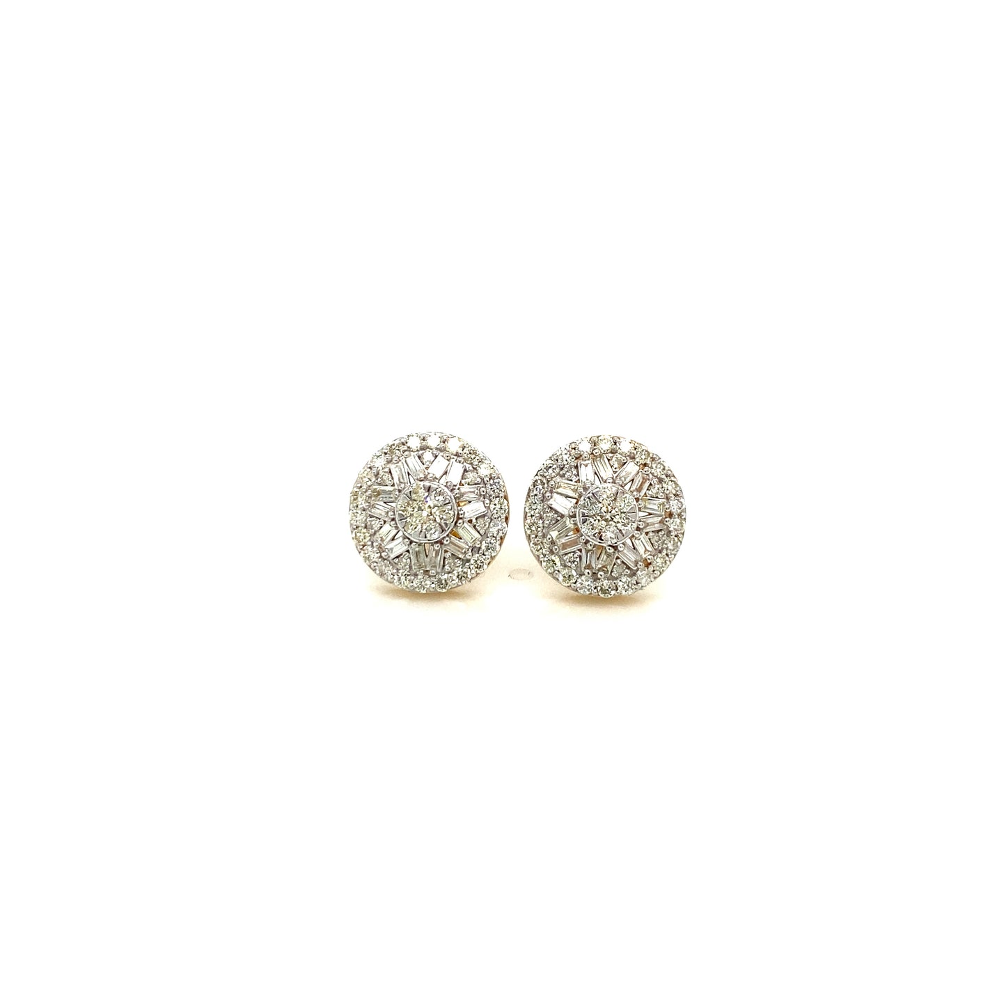 Diamond earrings 14k yellow gold EY1180Y