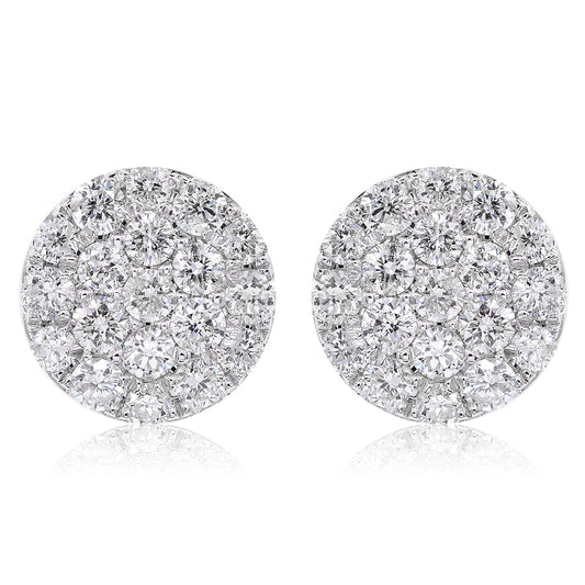 Diamond earring 14k white gold FER3442