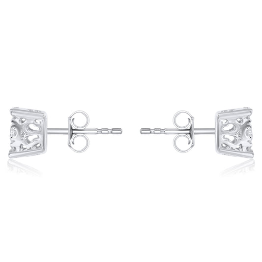 Diamond Earrings 14k white gold FER5116C