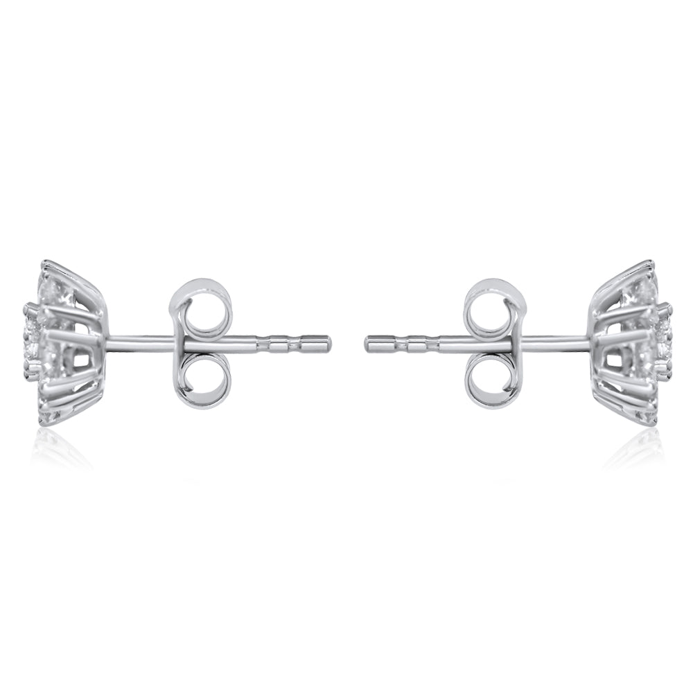 Diamond Earrings 14k white gold FER5160F