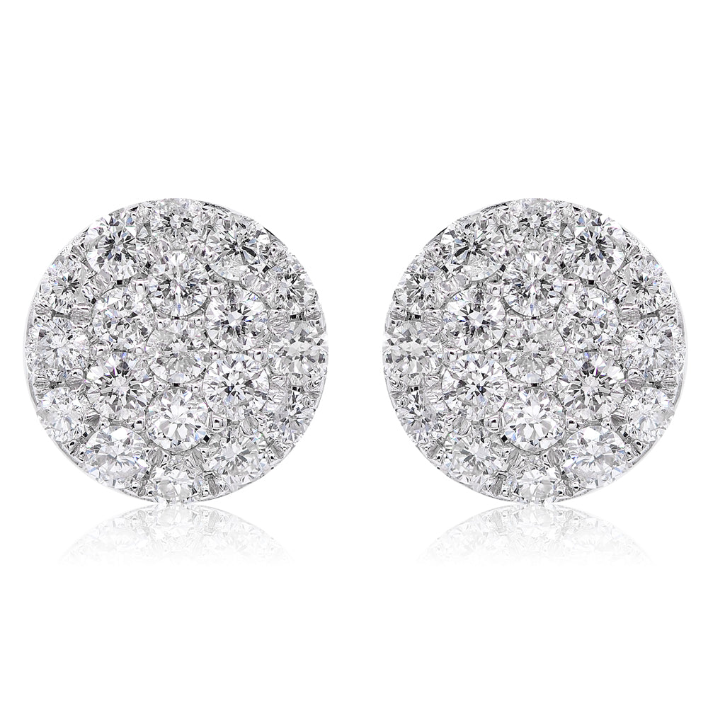 Diamond earring 14k white gold FER5247A