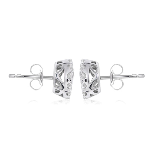 Diamond earring 14k white gold FER5247A