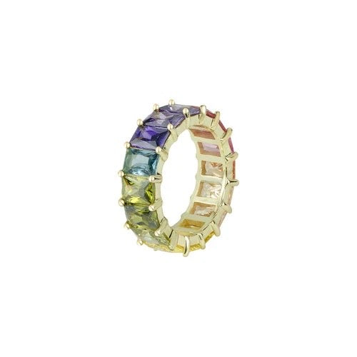 Rainbow Color Stone Ring