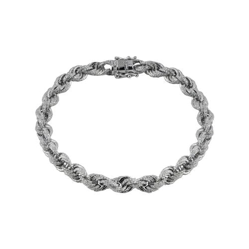 Iced Out Rope Bracelet