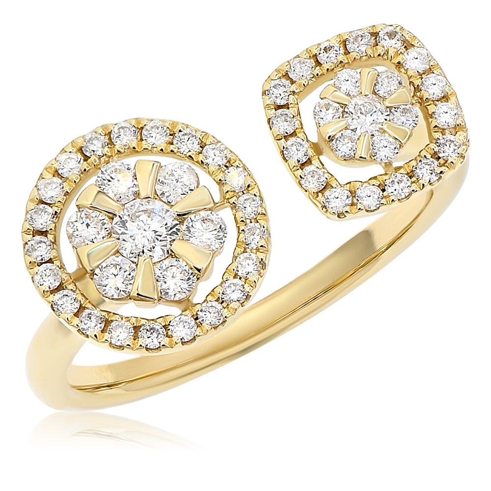 Diamond ring 14k yellow gold  R28241C