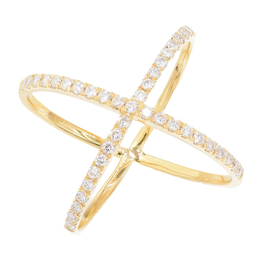 Diamond ring 18k white/yellow/rose gold RI160Z2