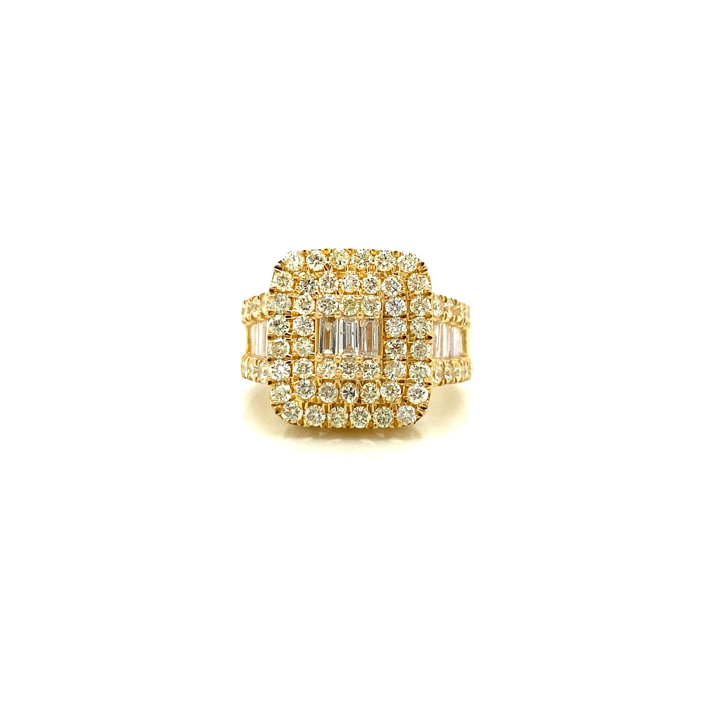 Diamond ring 14k yellow gold RY1098Y