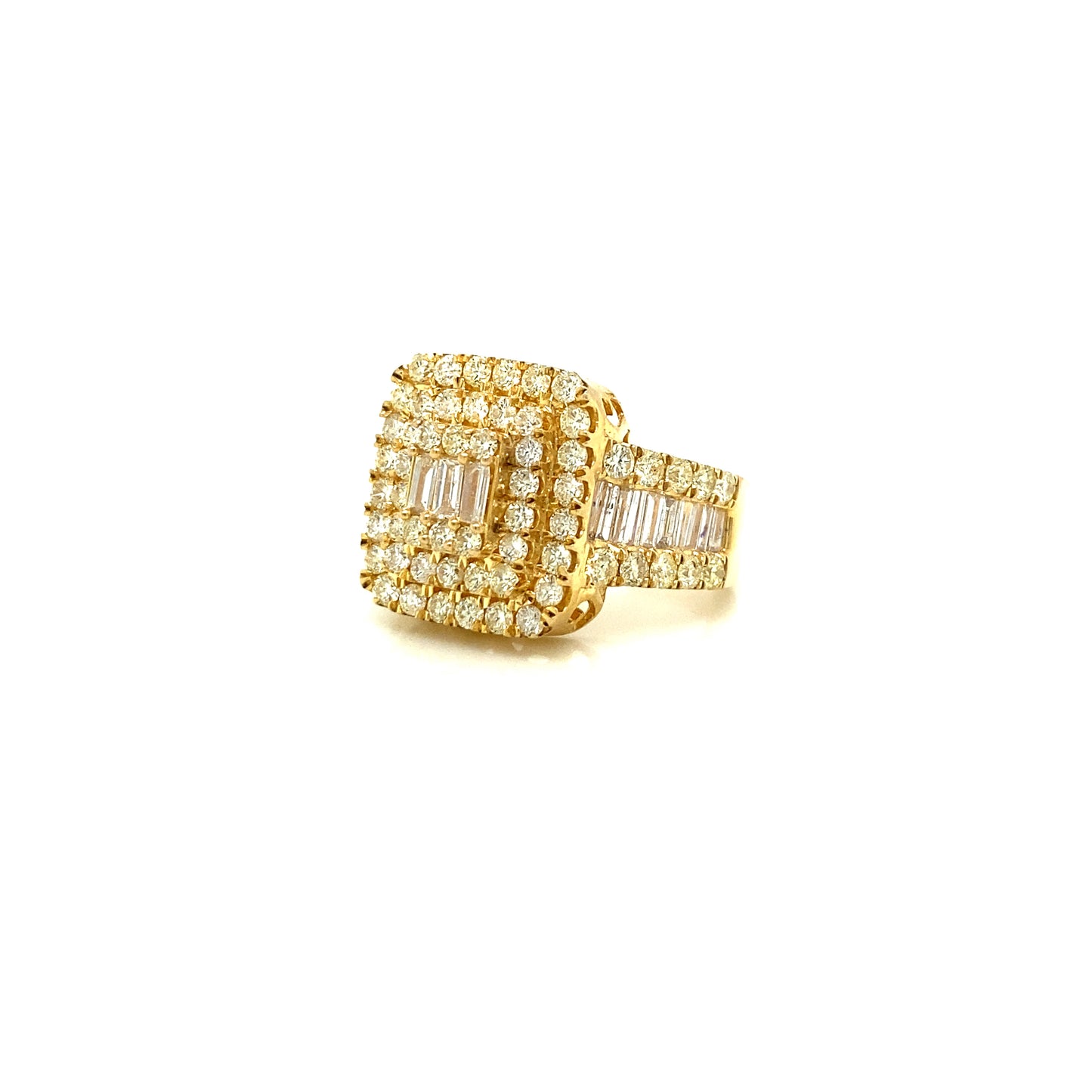 Diamond ring 14k yellow gold RY1098Y