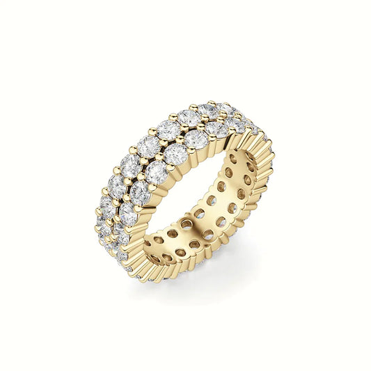 Two Layer Eternity Band