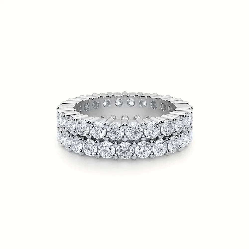 Two Layer Eternity Band