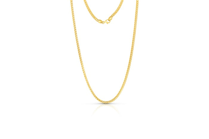 Solid franco necklace chain 3.4mm